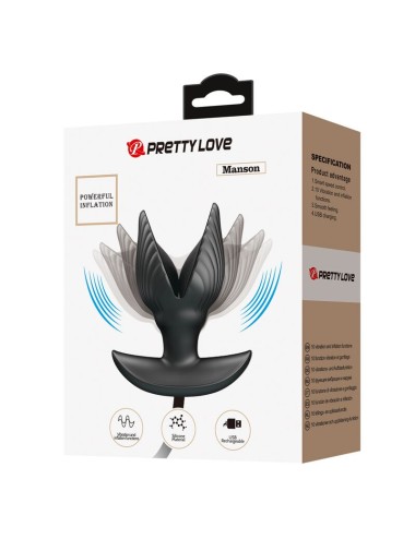 PRETTY LOVE - AUFBLASBARER & WIEDERAUFLADBARER ANALPLUG