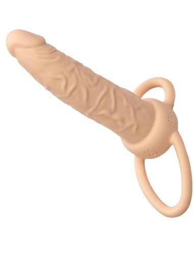 CALEXOTICS - PERFORMANCE MAXX WIEDERAUFLADBARER DUAL PENETRATOR, HELLE HAUT