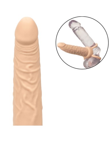 CALEXOTICS - PERFORMANCE MAXX WIEDERAUFLADBARER DUAL PENETRATOR, HELLE HAUT