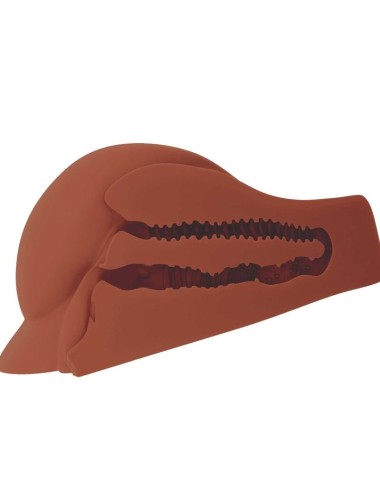 PDX PLUS - PERFECT ASS XL DOPPELTER EINGANGS-BRAUN-MASTURBATOR