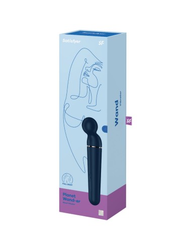 SATISFYER - PLANET WAND-ER VIBRATOR MASSAGER BLAU