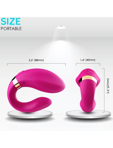 ARMONY - VIBRATOR FÜR PAARE MIT FERNBEDIENUNG FUCHSIA