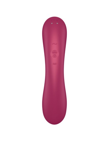 SATISFYER - CURVE TRINITY 1 AIR PULSE VIBRATION RED
