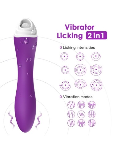 ARMONY - FAIRYLAND LECKT VIBRIERENDEN CLIT UND VIBRATOR LILA