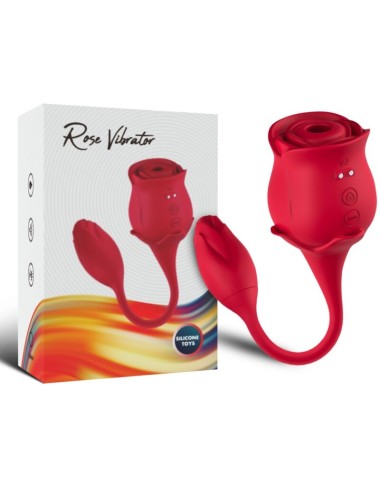 ARMONY - ROSA LECKENDE VIBRIERENDE KLITZITÄT & VIBRATOR ROT