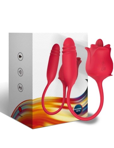ARMONY - ROSA STIMULATOR & VIBRATOR COLA RED