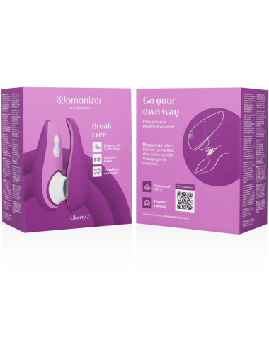 WOMANIZER - LIBERTY 2 KLITORIS-STIMULATOR & SAUGER VIOLET