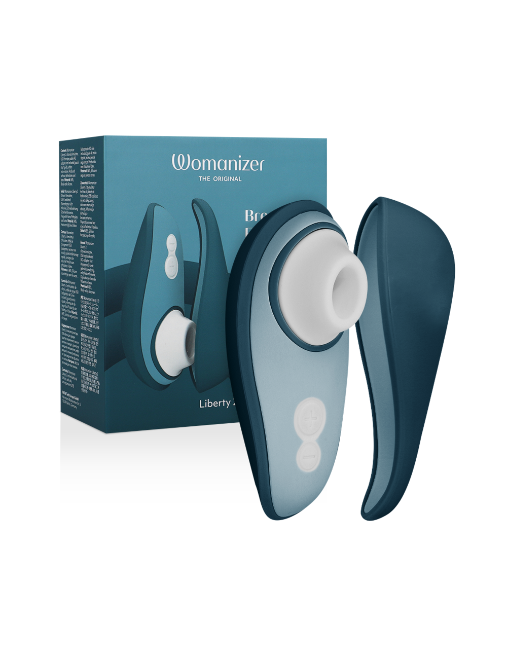 WOMANIZER - LIBERTY 2 KLITORIS-STIMULATOR & SAUGER BLAU