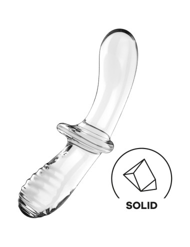 SATISFYER - DOPPEL KRISTALL DILDO TRANSPARENT