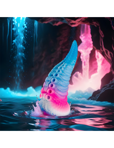 EPIC - PHORCYS BLAUER TENTAKEL-DILDO, KLEINE GRÖSSE