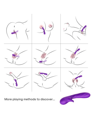 ARMONY - ROMANCE VIBRATOR MIT STIMULATOR LILA