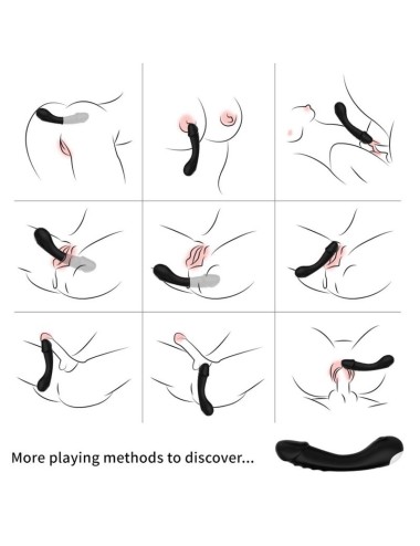 ARMONY - DILDO VIBRATOR G-SPOT SILIKON SCHWARZ
