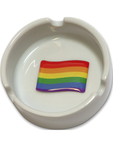PRIDE - RUNDER KERZENLEUCHTER LGBT FLAGGE 8 mm