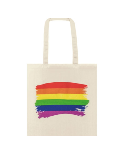PRIDE - BAUMWOLLTASCHE MIT LGBT-FLAGGE
