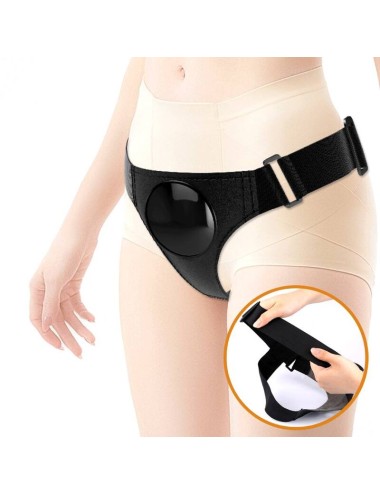 PRETTY LOVE - HARNESS-HOSE UNIVERSAL-HARNESS MIT DILDO TOM 20 CM NATUR