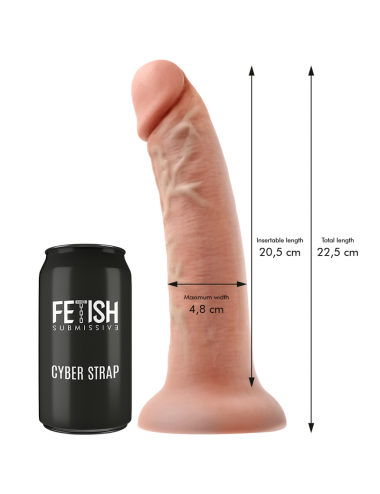 FETISH SUBMISSIVE CYBER STRAP - HARNESS MIT DILDO- UND BULLET-FERNBEDIENUNGS-WATCHME-L-TECHNOLOGIE