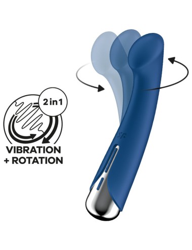 SATISFYER - SPINNING G-SPORT 1 ROTATOR VIBRATOR BLAU