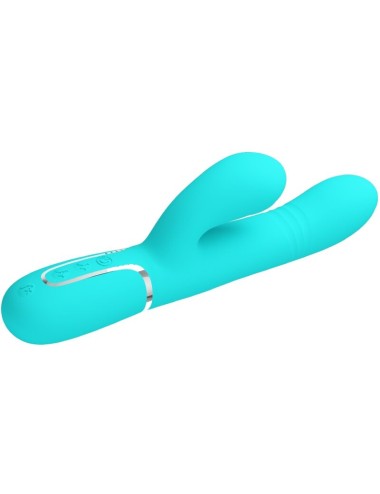 PRETTY LOVE - MULTIFUNKTIONS-G-SPOT-VIBRATOR AQUA GRÜN