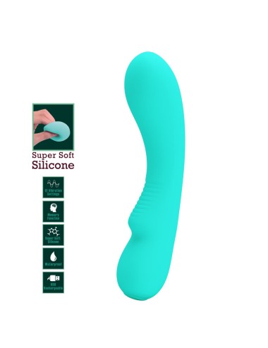 PRETTY LOVE - PRESCOTT WIEDERAUFLADBARER VIBRATOR AQUA GREEN