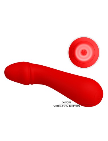 PRETTY LOVE - CETUS WIEDERAUFLADBARER VIBRATOR ROT