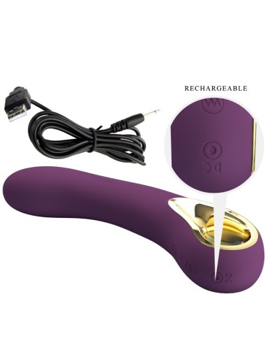 PRETTY LOVE - ETHAN WIEDERAUFLADBARER VIBRATOR LILA