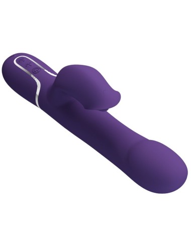 PRETTY LOVE - ZALIN RABBIT VIBRATOR PERLEN 4 IN 1 LILA
