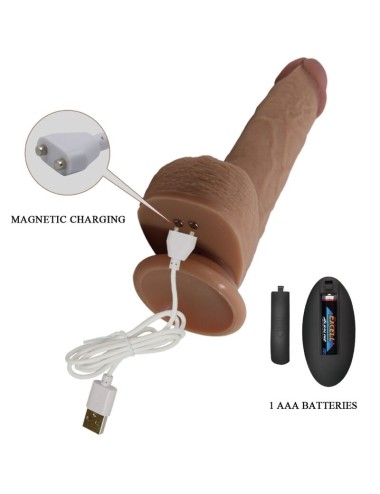 PRETTY LOVE - TOMMY REALISTISCHER DILDO-VIBRATOR 22.5 CM
