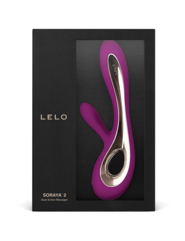 LELO - SORAYA 2 RABBIT DEEP ROSE VIBRATOR