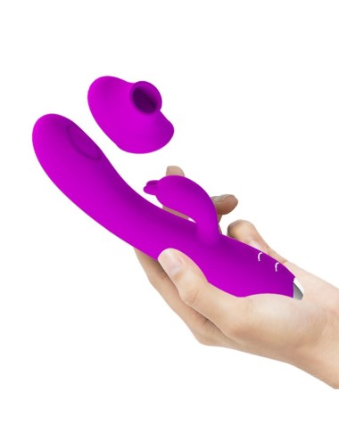 PRETTY LOVE - REGINA WIEDERAUFLADBARER VIBRATOR-SAUGER LILA