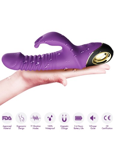 ARMONY - ZING DILDO VIBRATOR KANINCHEN LILA