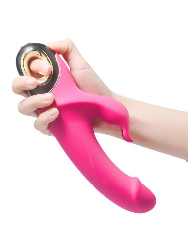 ARMONY - METEROR DILDO VIBRATOR RABBIT ROTATOR FUCHSIA