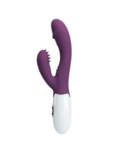 PRETTY LOVE - BUTTERFLY KISS RABBIT VIBRATOR & G-SPOT STIMULATOR LILA