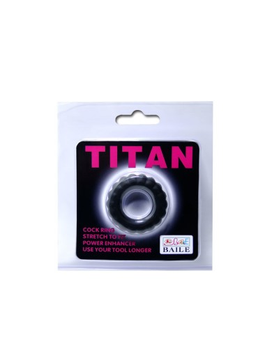 BAILE - TITAN COCKRING SCHWARZ 2 CM