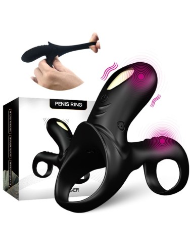 ARMONY - RANGER DOPPELVIBRATORRING FÜR PAARE SCHWARZ