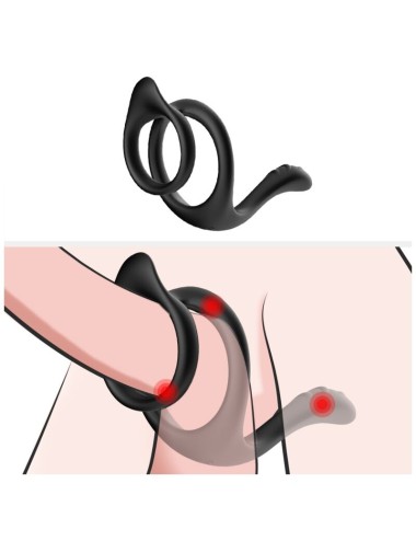 ARMONY - TAIL DOPPELTER ANALRING SCHWARZ