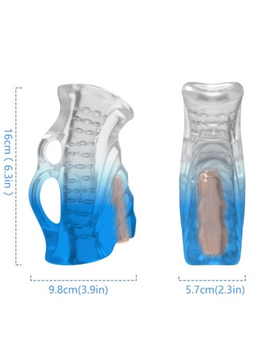 ARMONY - MASTURBATOR FINGER & VIBRATOR BLAUER GRADIENT