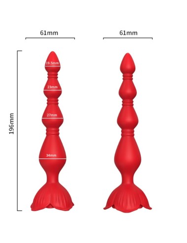 ARMONY - ROSA VIBRATOR PAGODA & ANAL PLUG ROT