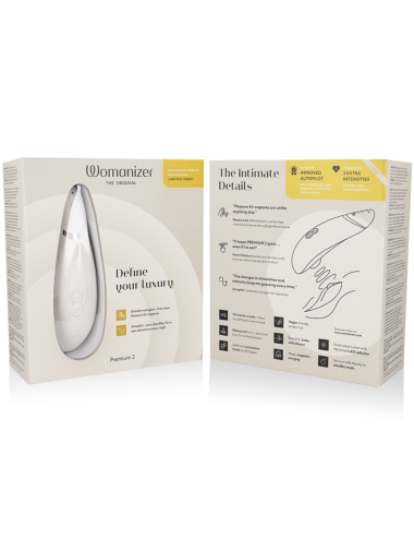 WOMANIZER - PREMIUM 2 KLITORALSTIMULATOR WARMGRAU