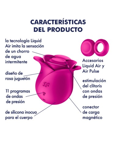 SATISFYER - AIR PULSE PRO 2 MODERNER BLOSSOM VIBRATOR