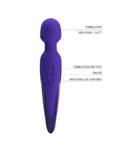 PRETTY LOVE - ANTONY YOUTH WAND VIBRATOR VIOLET WRMEEFFEKT