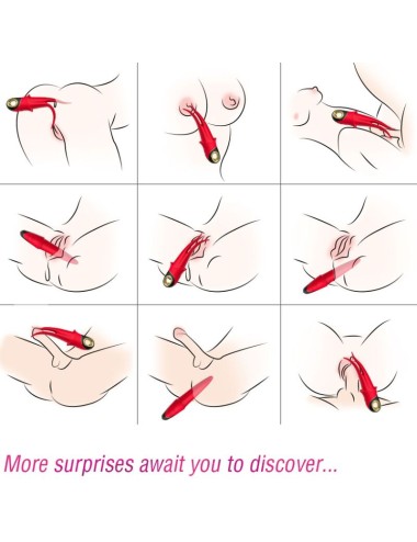 ARMONY - SHADOW VIBRATOR DOPPELKOPF TEASING ROT