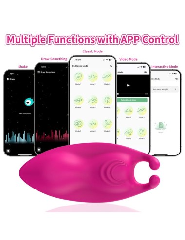 ARMONY - HONEYBEE TRAGBARES HÖSCHENVIBRATOR G-SPOT FUCHSIA -KOSTENLOSE APP