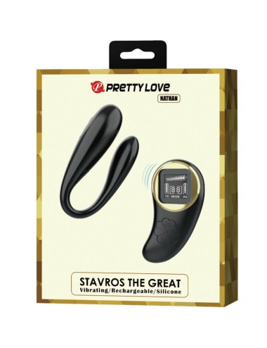 PRETTY LOVE - NATHAN DOUBLE PLEASURE VIBRATOR MIT FERNBEDIENUNG