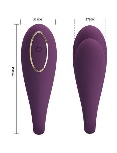 PRETTY LOVE - AUGUST REMOTE GLOBAL DOPPELT VERGNÜGEN VIBRATOR