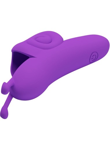 PRETTY LOVE - SNAIL LEISTUNGSSTARKER LILA FINGERSTIMULATOR