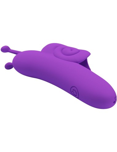 PRETTY LOVE - SNAIL LEISTUNGSSTARKER LILA FINGERSTIMULATOR