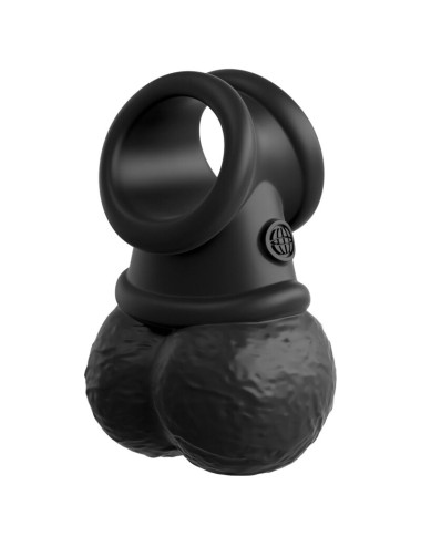KING COCK - ELITE DELUXE VERSTELLBARES HARNESS-KIT RING MIT HODEN & DILDO 20.3 CM