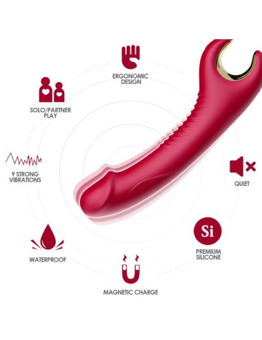 ARMONY - PRINCE DILDO VIBRATOR & ROTATOR ROT