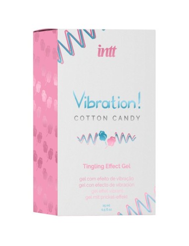 INTT - KRAFTVOLLES INTIMULATIONS-ZUCKERWATTE-FLÜSSIGE VIBRATOR-GEL 15 ML
