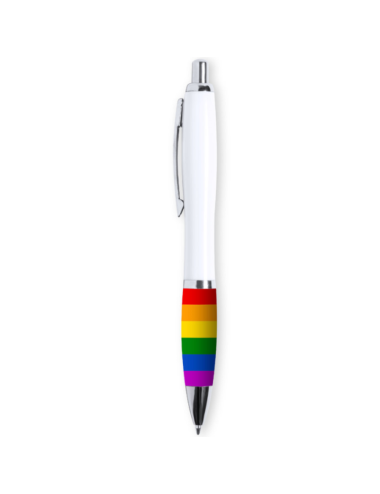 PRIDE - LGBT-FLAGGE WEISSE KUGELSCHREIBER